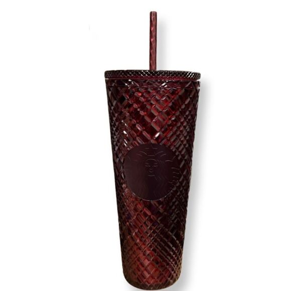Starbucks Other - NEW Starbucks 2022 Holiday Edition Merlot Jeweled Tumbler 24 fl oz